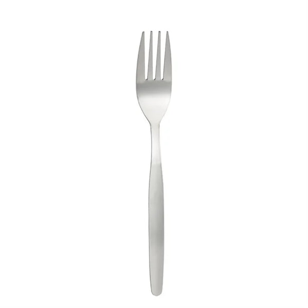 Silver Fork on white background