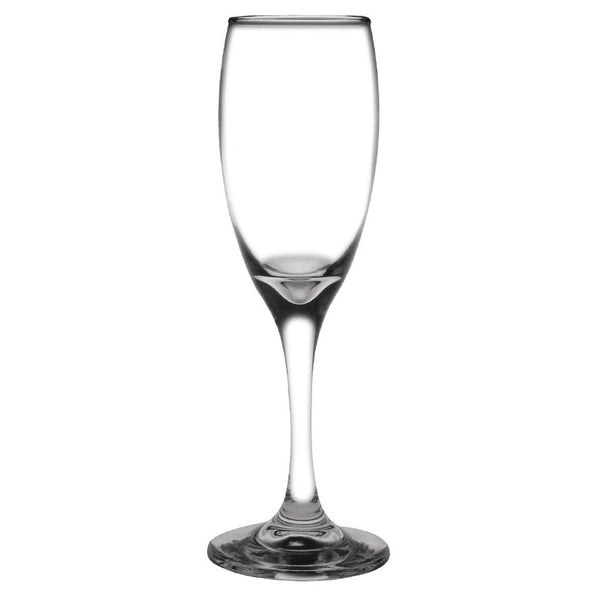 Champagne Flute on white background