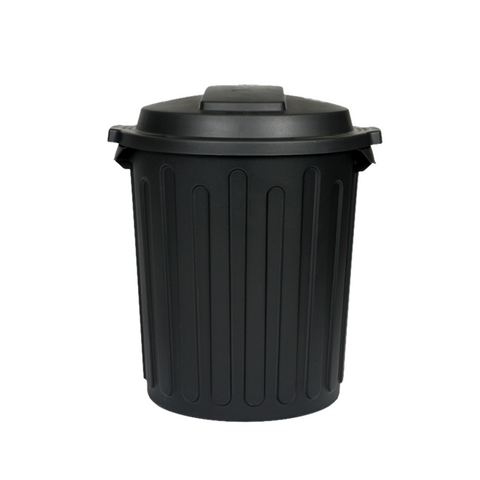 60L plastic bin with liner